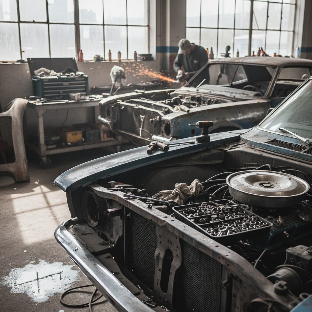 Carrosserie et tôlerie : le poste le plus lourd