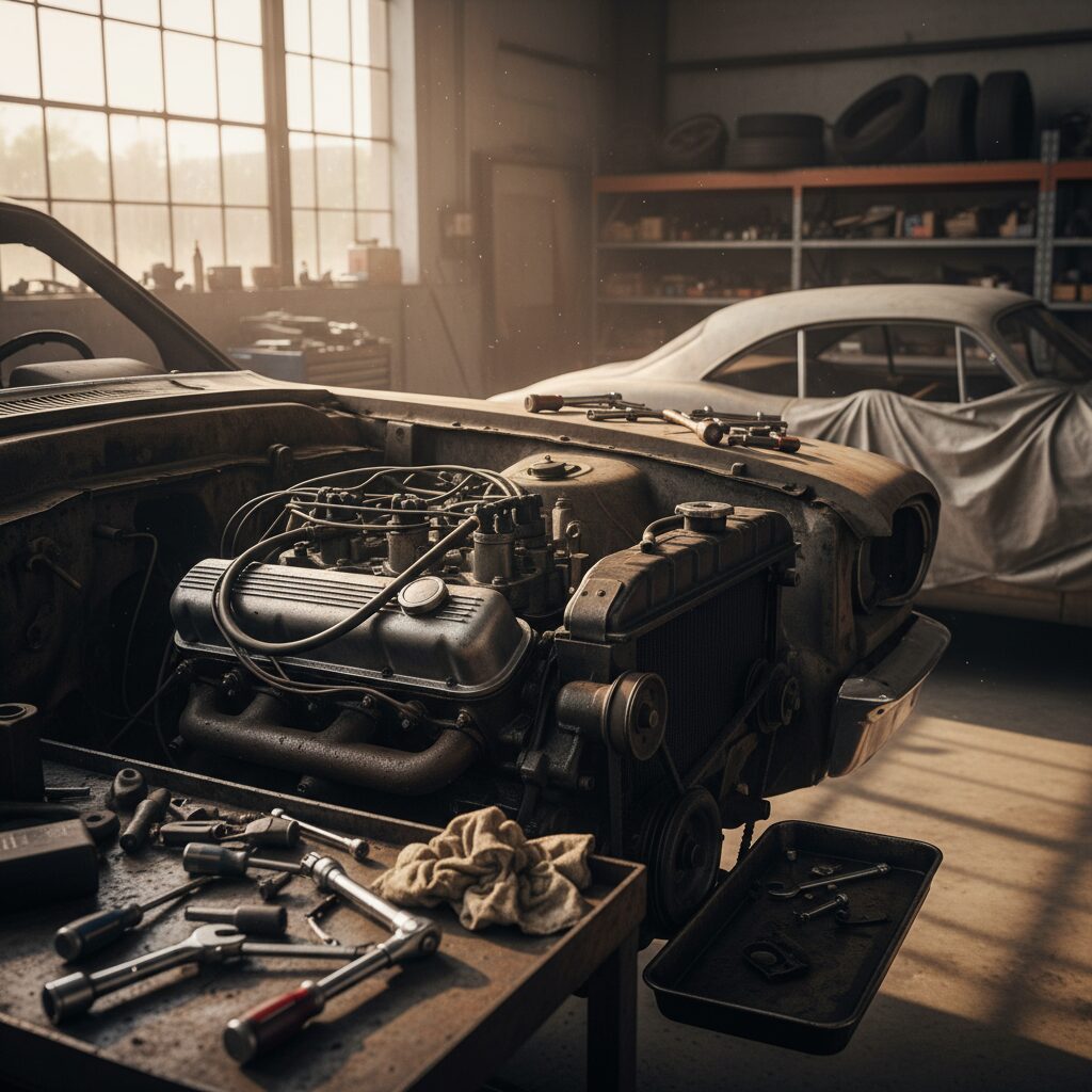 Mécanique : moteur, boîte, trains roulants