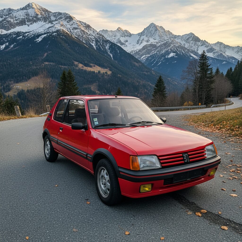 Détail d'un moteur de voiture ancienne en cours de restauration dans un atelier
