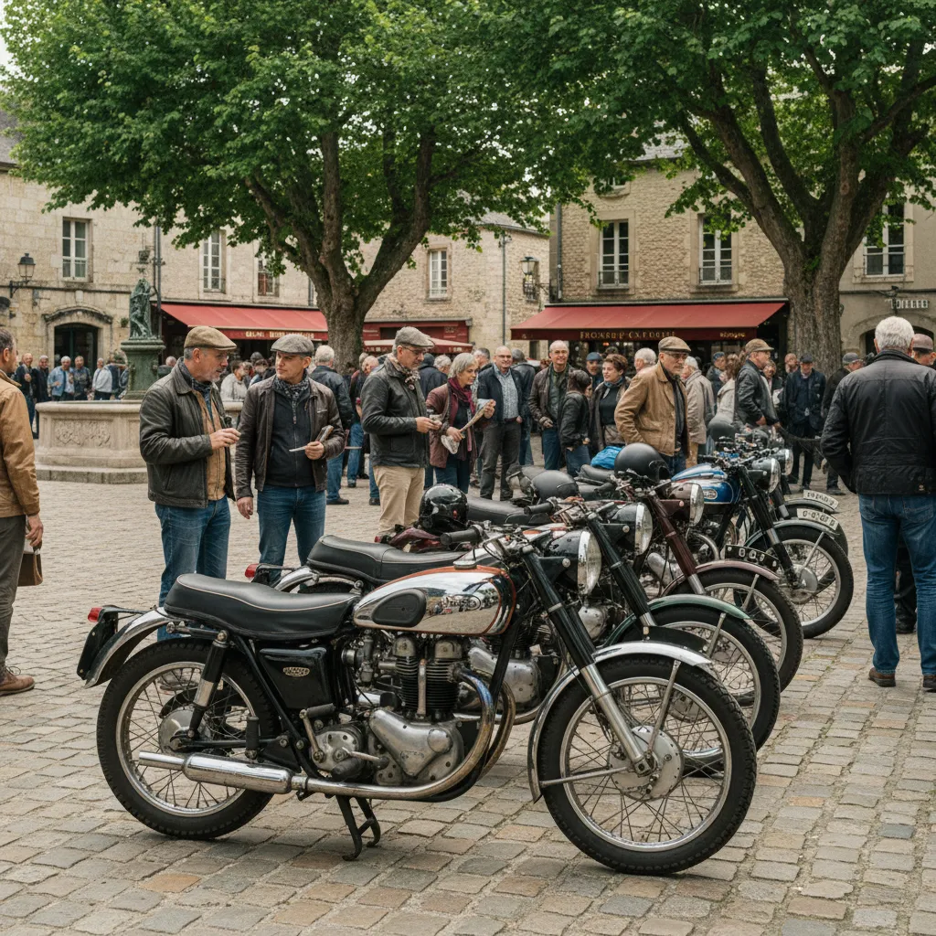 Les rassemblements de motos anciennes sont accessibles sans restriction avec le statut collection