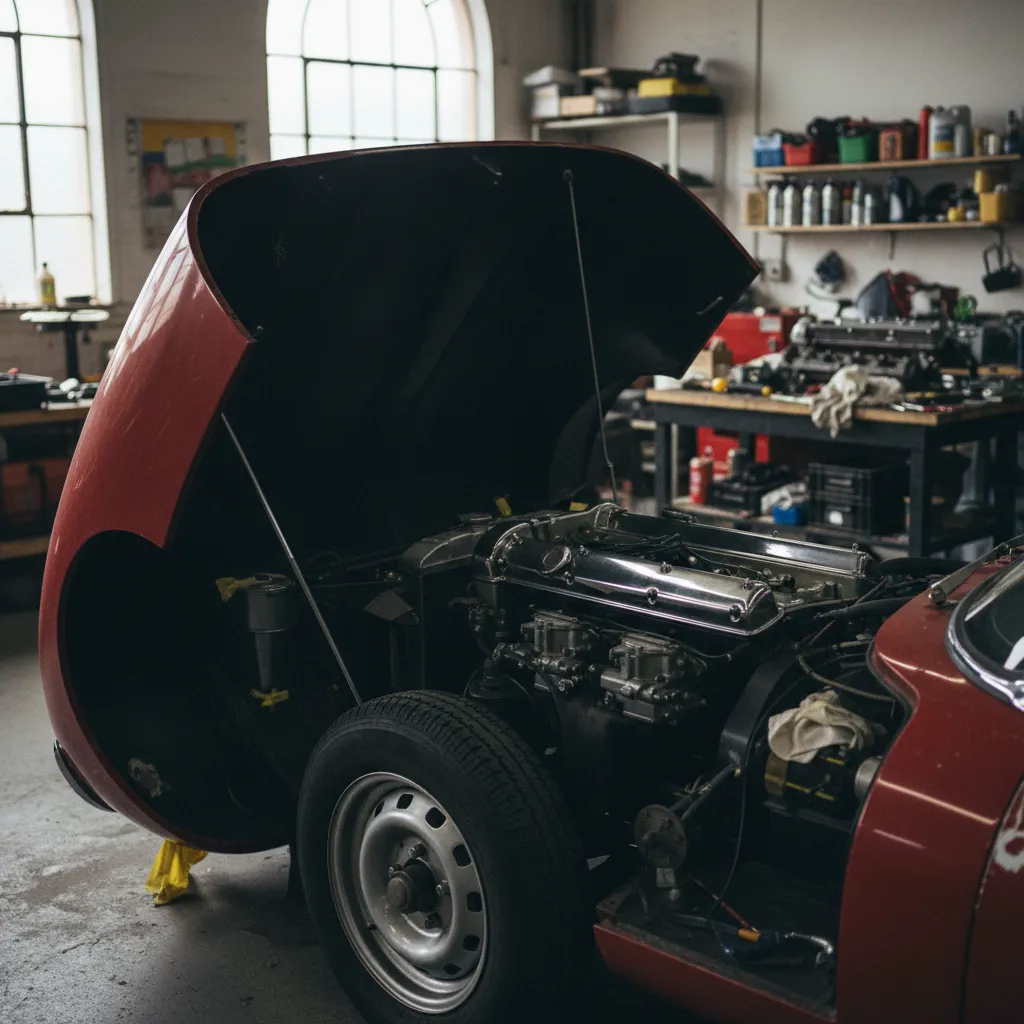 Le moteur XK six cylindres double arbre à cames, cœur mécanique de la Type E