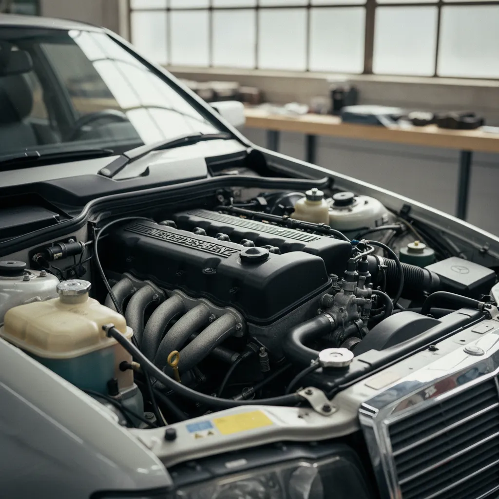 Le six cylindres en ligne M103 de la W124 300 E : une mécanique réputée pour dépasser les 500 000 km sans reconstruction