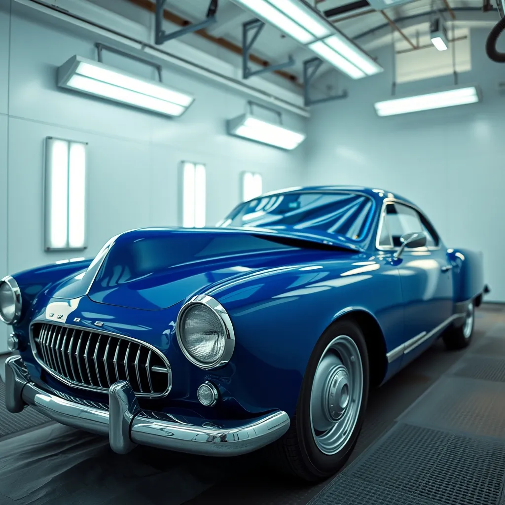 Résultat d'une peinture complète haut de gamme en finition brillante