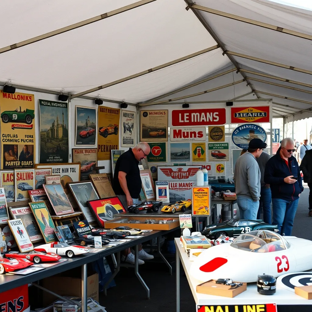 Le marché d'automobilia du Mans regorge de trésors pour les collectionneurs