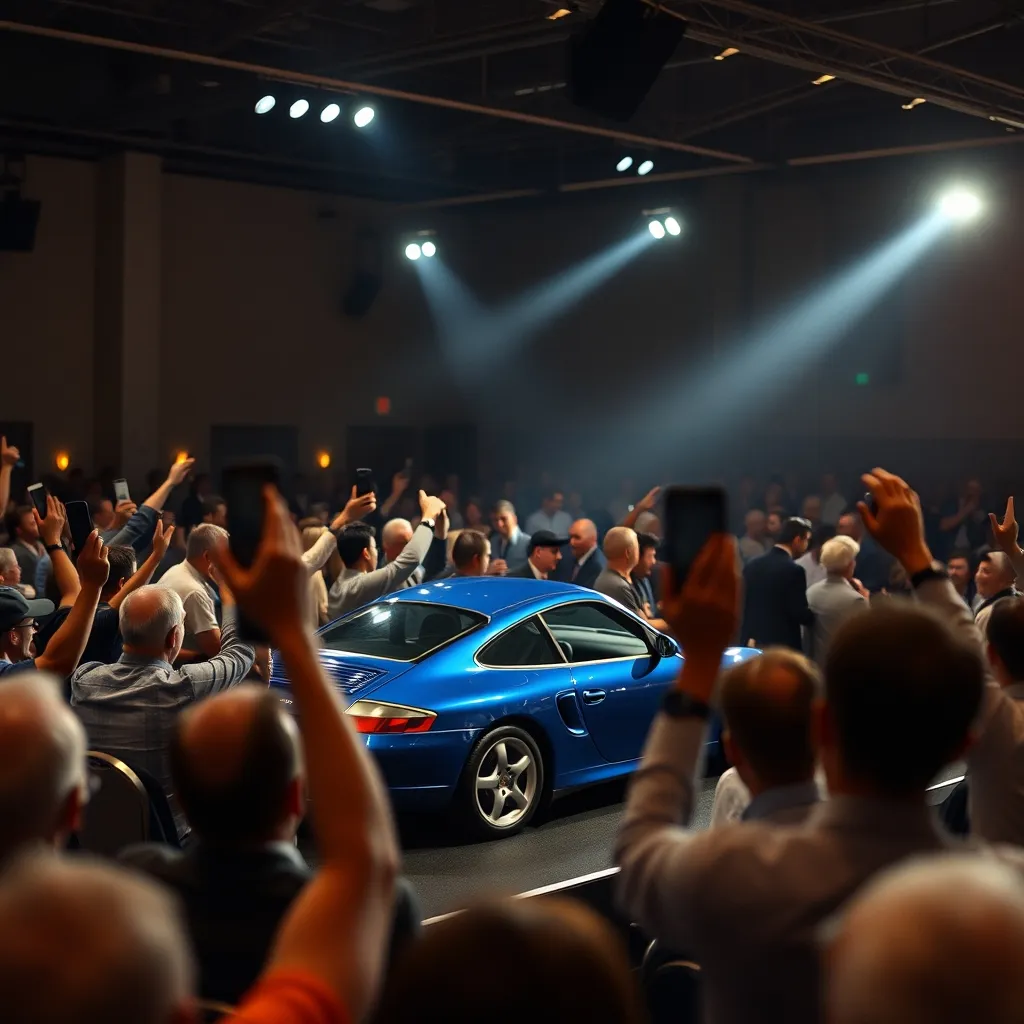 Vente aux enchères de youngtimers avec une Porsche 996 à l'honneur