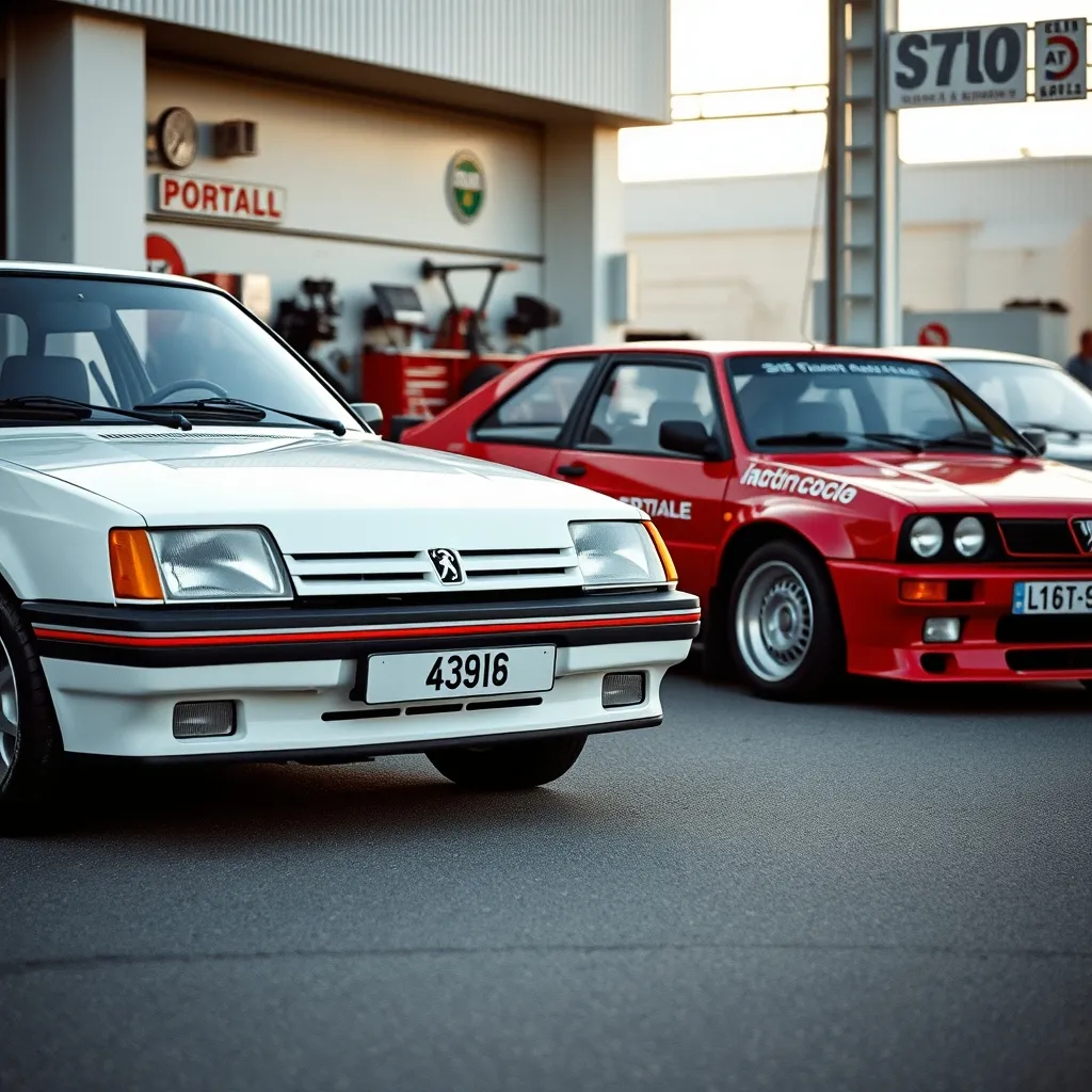 Peugeot 205 GTI et Lancia Delta Integrale, reines des sportives des années 80