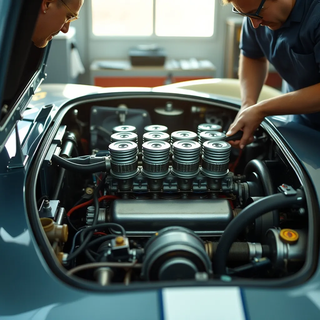 Vérification minutieuse du moteur avant les qualifications sur le circuit anglais