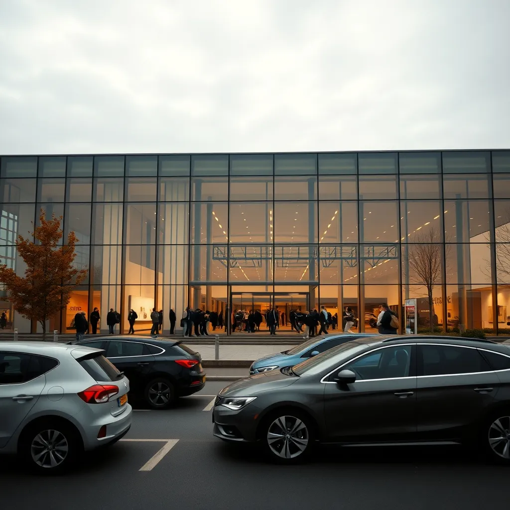 L'entrée du parc des expositions CO'Met à Orléans un jour de salon