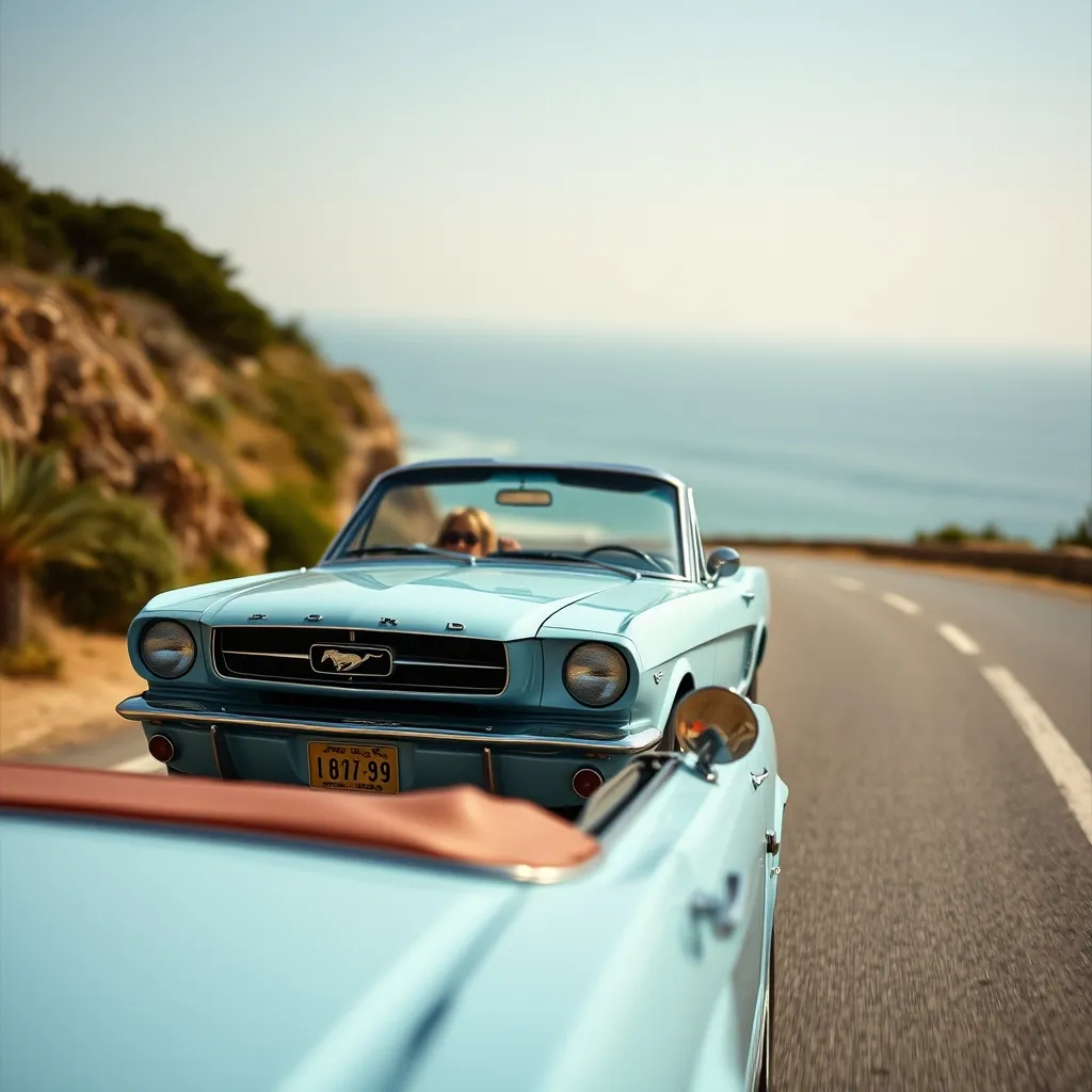 La Ford Mustang Convertible des années 60 incarne le rêve américain à ciel ouvert