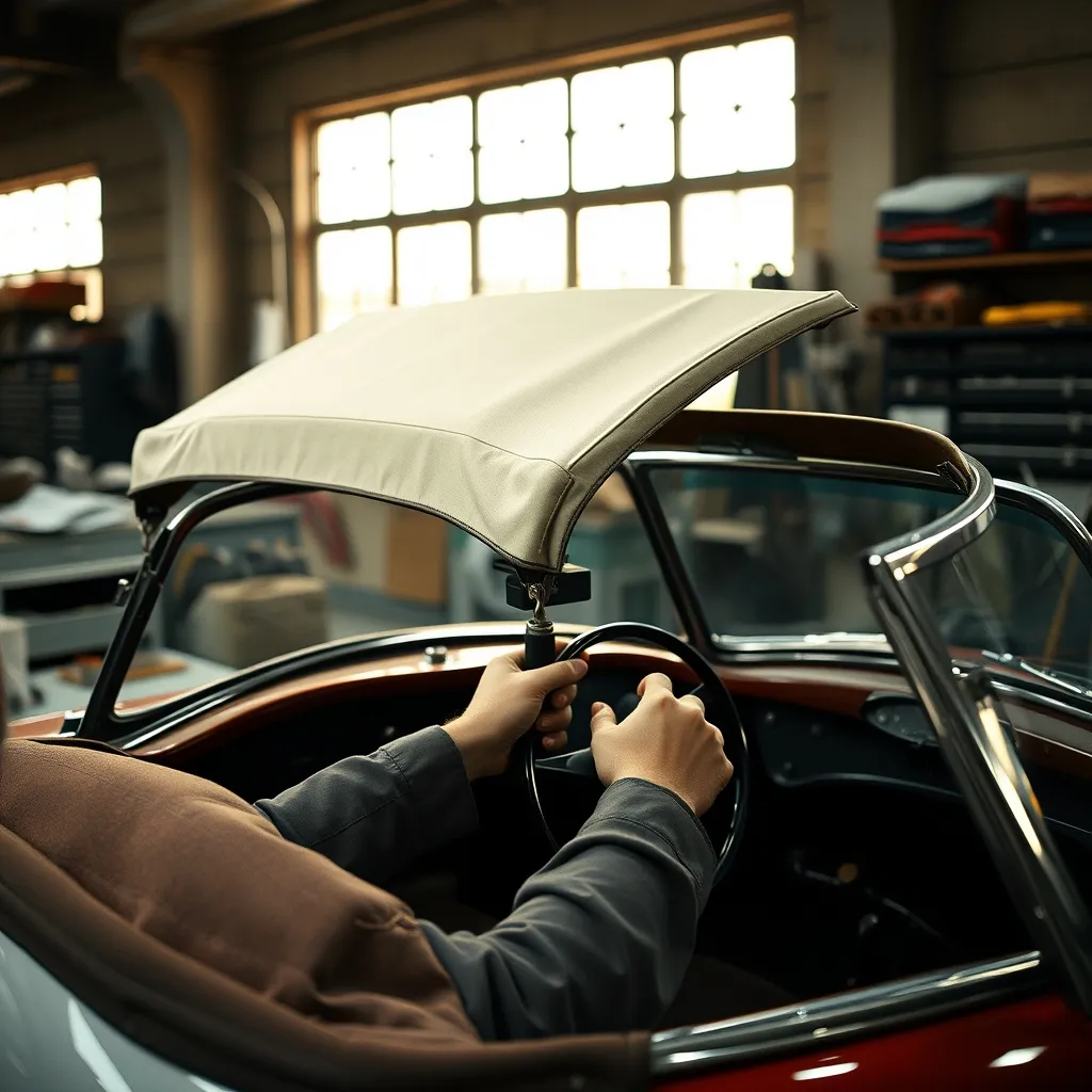 L'inspection de la capote et de son mécanisme est une étape clé avant l'achat d'un cabriolet ancien