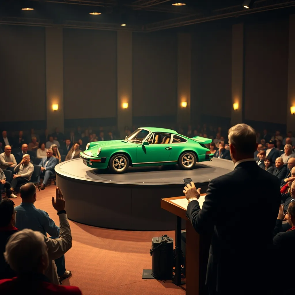 Ambiance de la vente aux enchères lors du Youngtimer Festival 2026