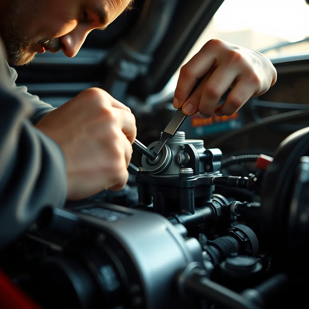 Réglage de la vis de richesse au ralenti sur un carburateur Weber, moteur tournant