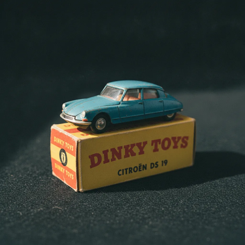 Dinky Toys Citroën DS 19 avec sa boîte d'origine, l'une des miniatures les plus cotées du marché