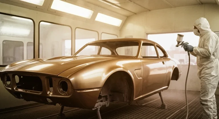 Refaire la peinture d&rsquo;une voiture ancienne : préparation, teintes et cabine