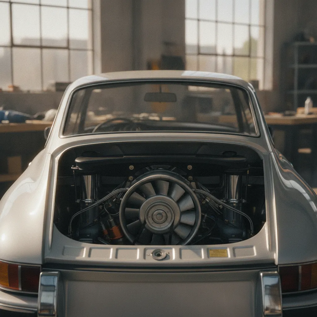 Le flat-six refroidi par air, cœur mécanique de toute Porsche Carrera ancienne