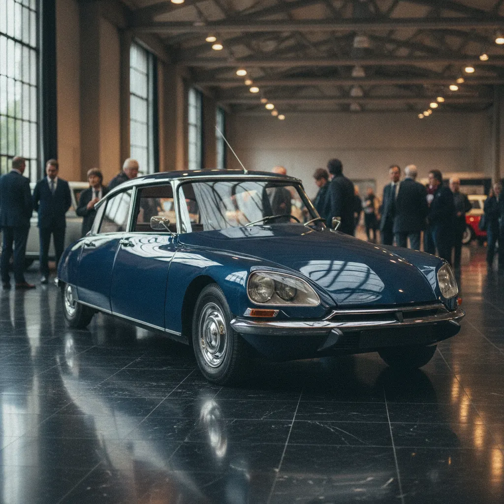 Une Citroën DS Pallas restaurée dans un état concours, star des expositions rémoises