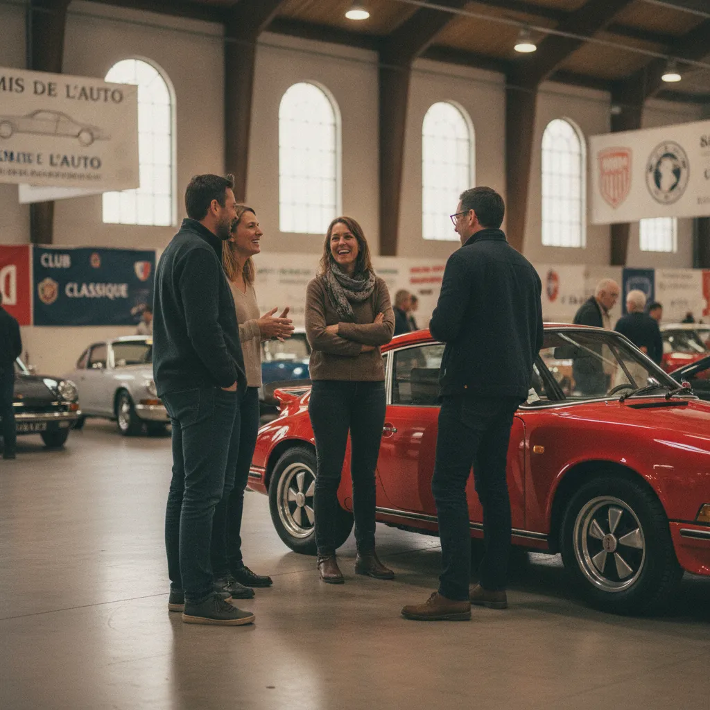 Les échanges entre passionnés et clubs automobiles font la richesse humaine du salon