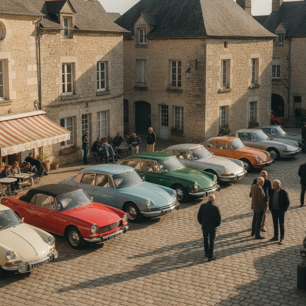 Les rassemblements de voitures anciennes attirent chaque année des milliers de passionnés en France