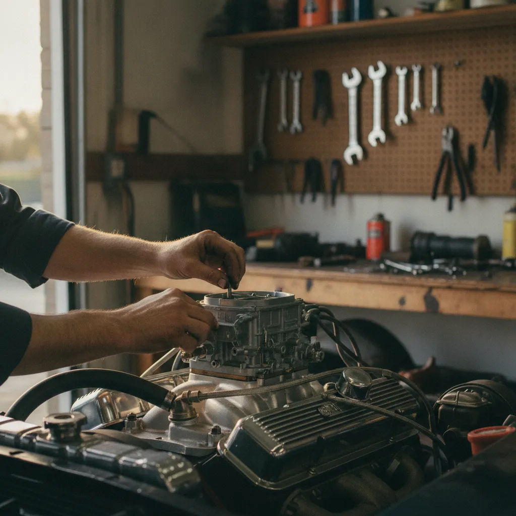 Le réglage du carburateur reste un savoir-faire essentiel pour l'entretien d'une voiture ancienne