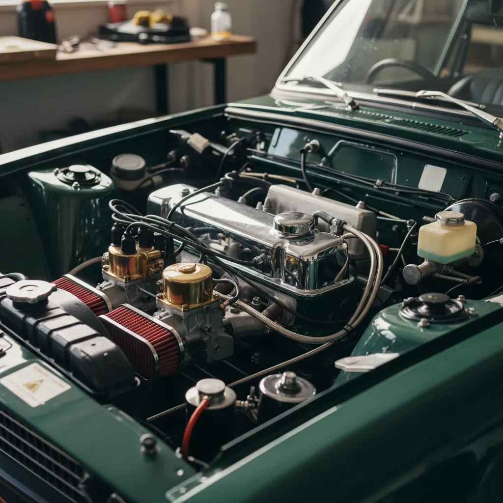 Le six cylindres en ligne de la TR6, une mécanique robuste et attachante