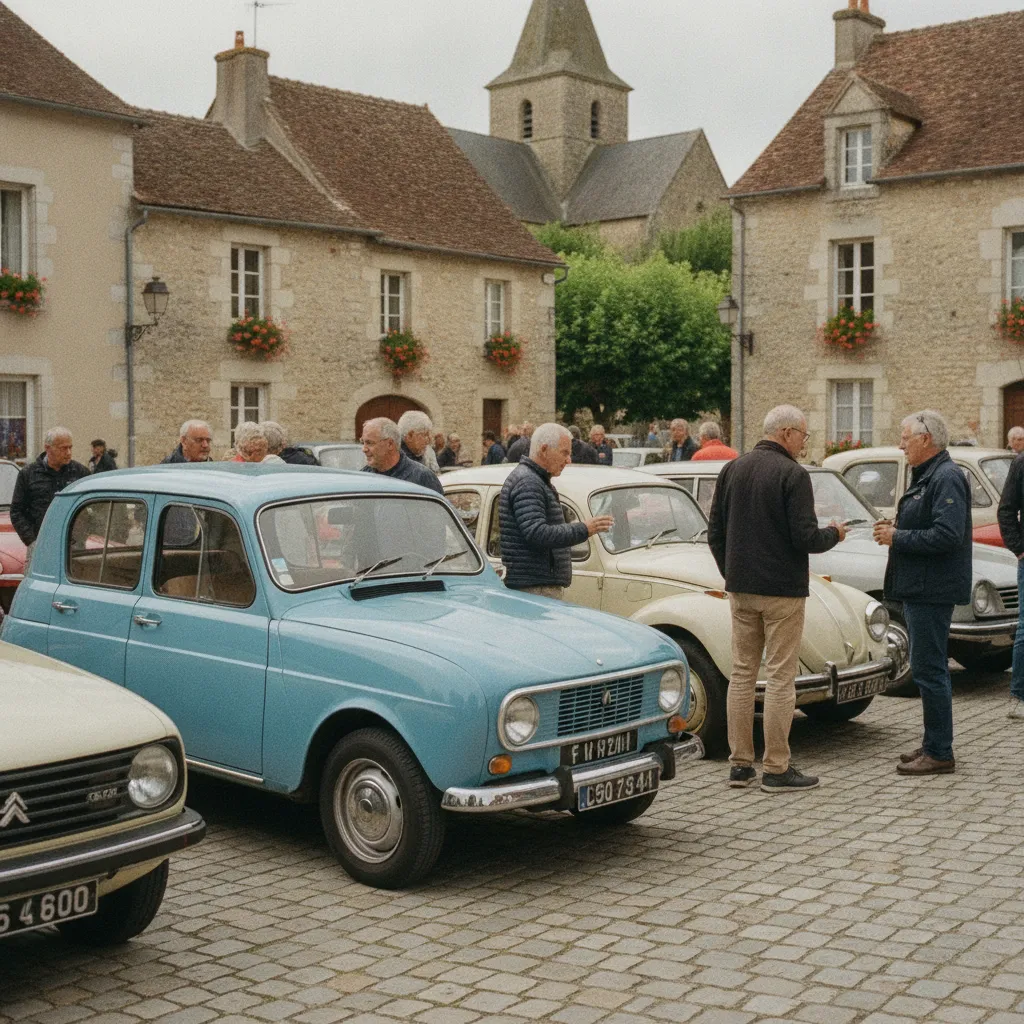 Les rassemblements de voitures anciennes sont des occasions idéales pour acheter et échanger entre passionnés