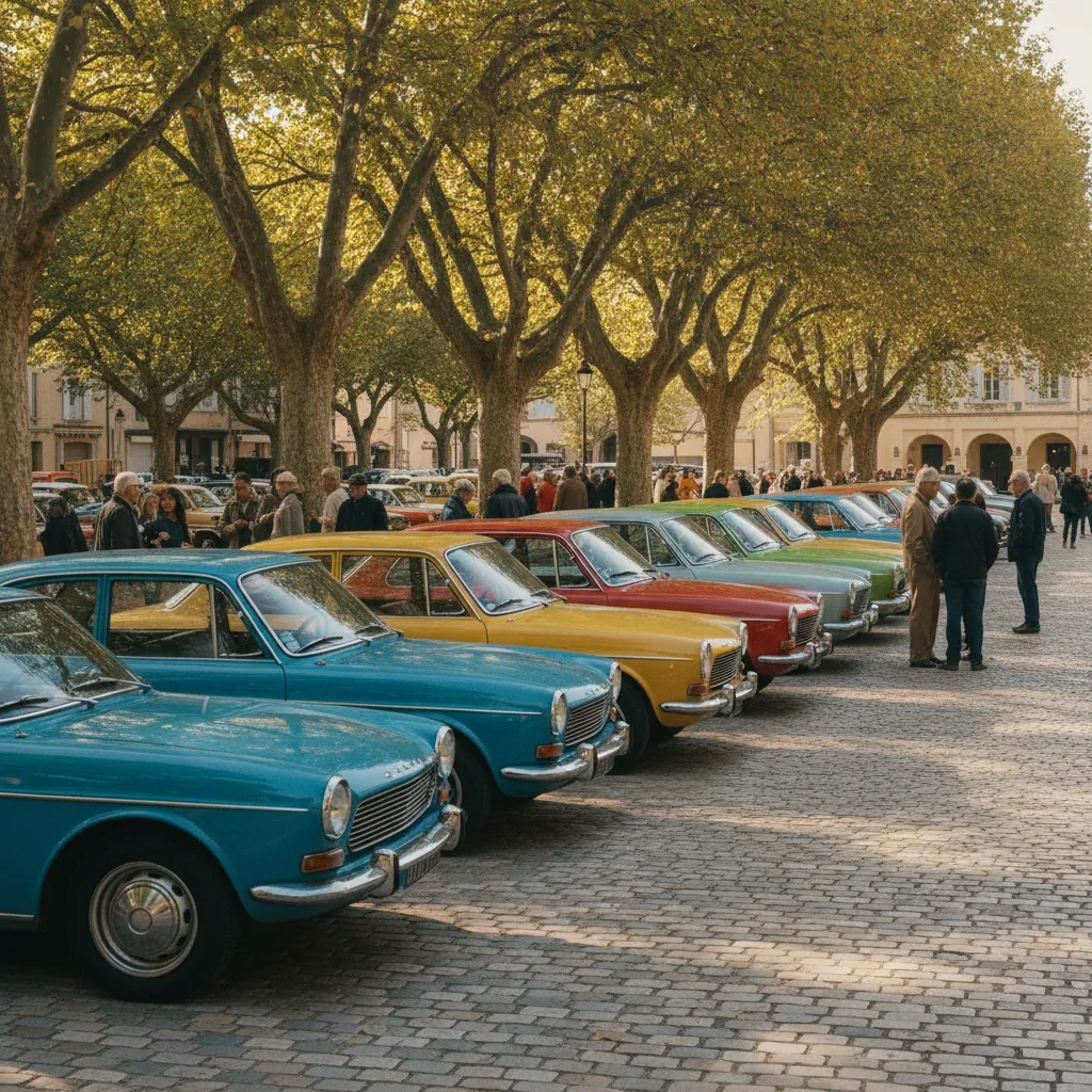 Les rassemblements de voitures anciennes sont l'occasion idéale de rencontrer d'autres collectionneurs