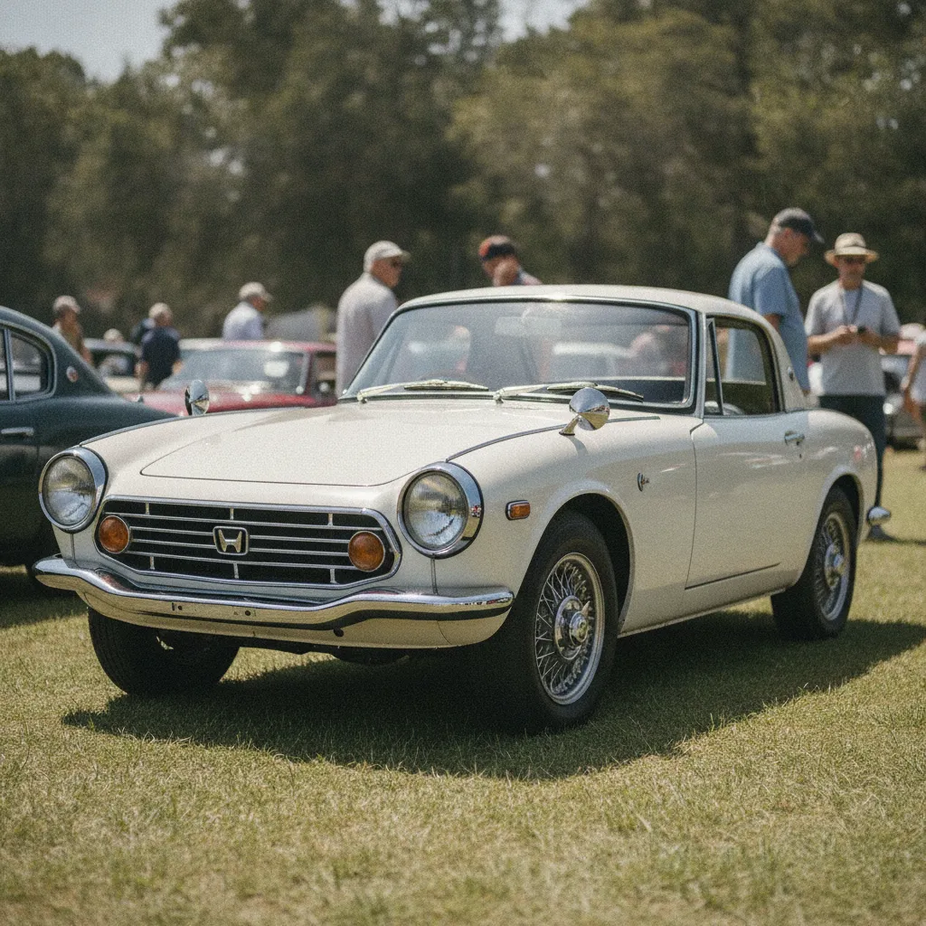 Le Honda S800, premier roadster sportif de la marque, produit entre 1966 et 1970