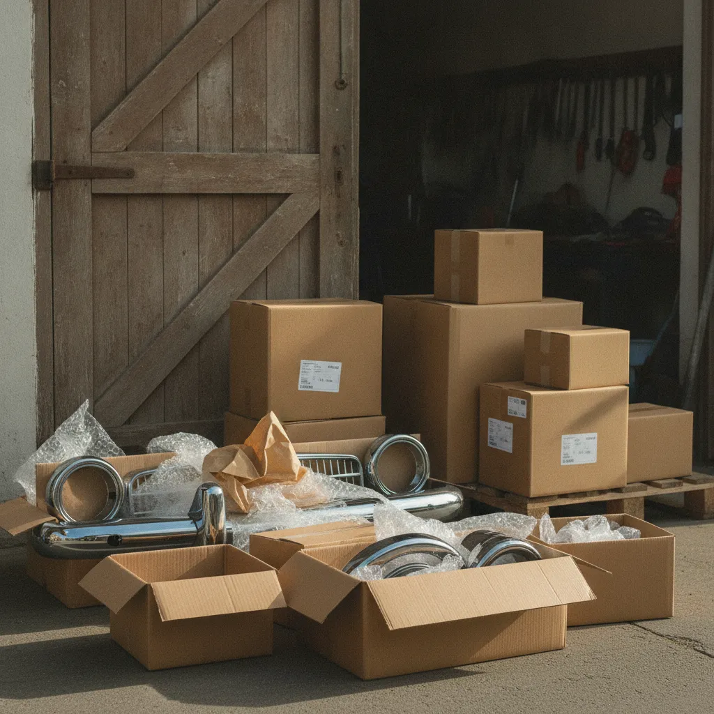Réception d'une commande de pièces détachées : le moment de vérifier chaque référence avant le montage