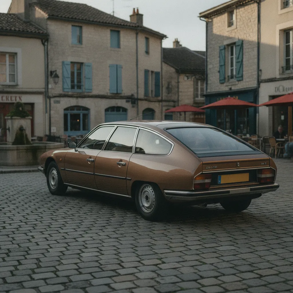 La Citroën CX et sa lunette arrière concave, signature stylistique unique des années 70