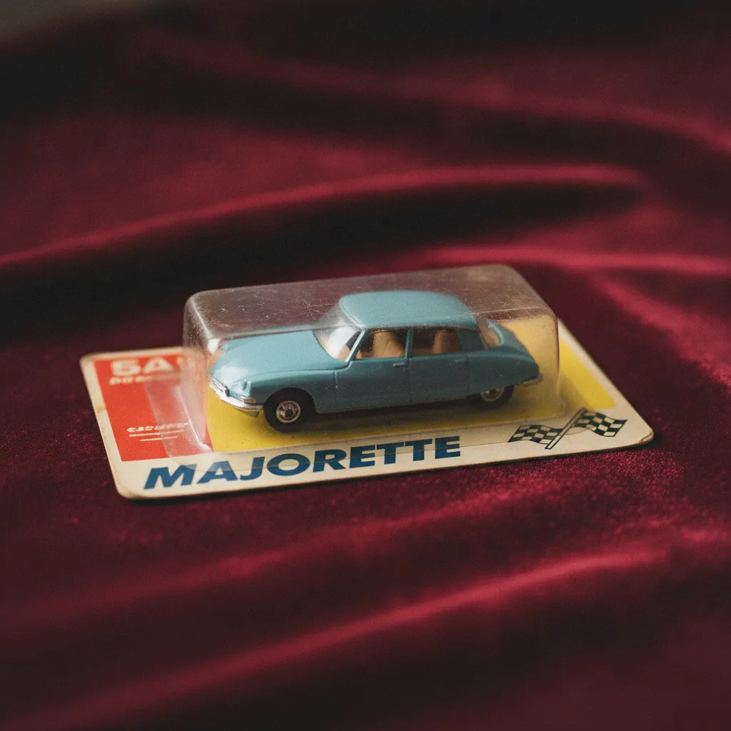 Modèle Majorette vintage dans son emballage d'origine des années 70