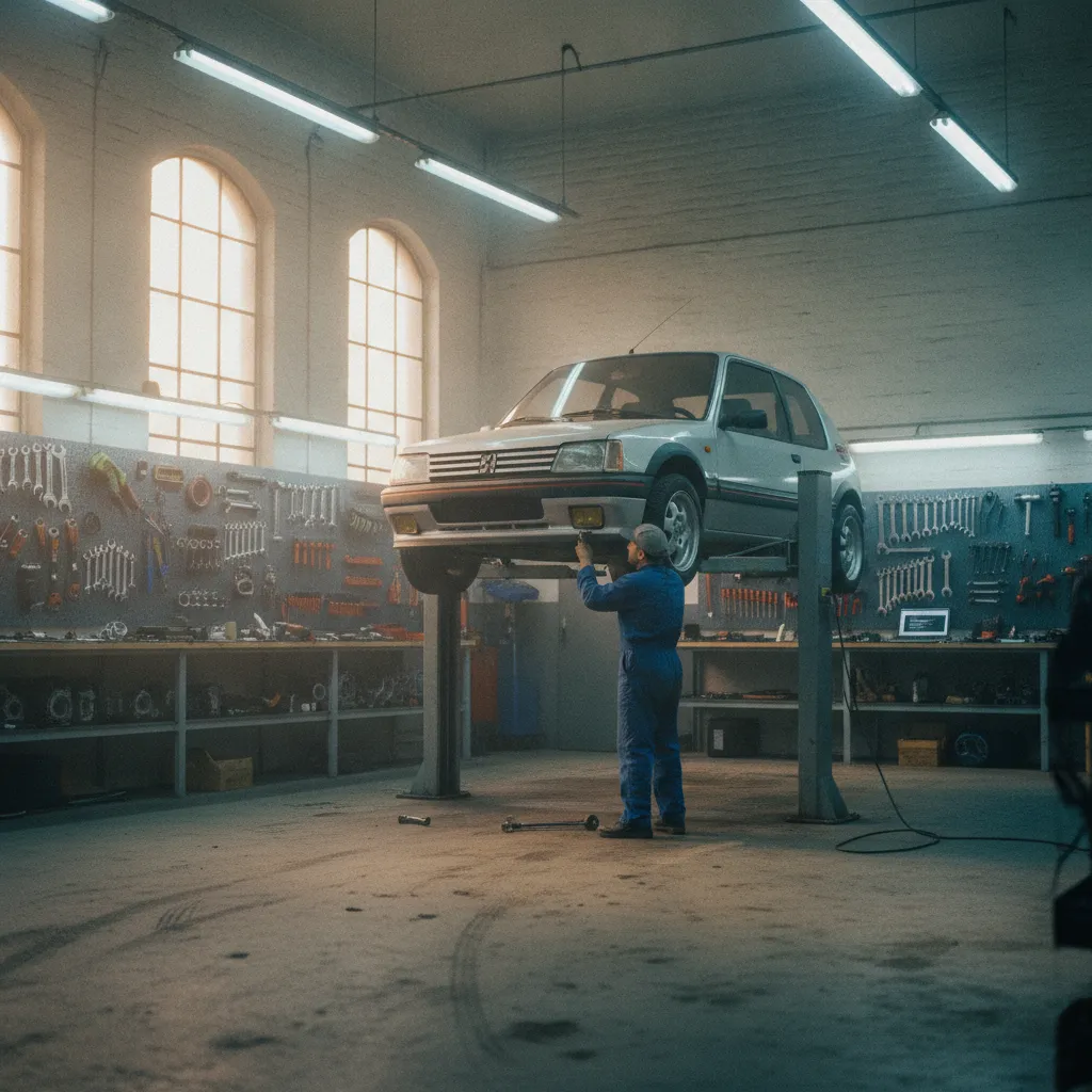 Un atelier spécialisé youngtimer offre une prise en charge complète de la mécanique et de la carrosserie
