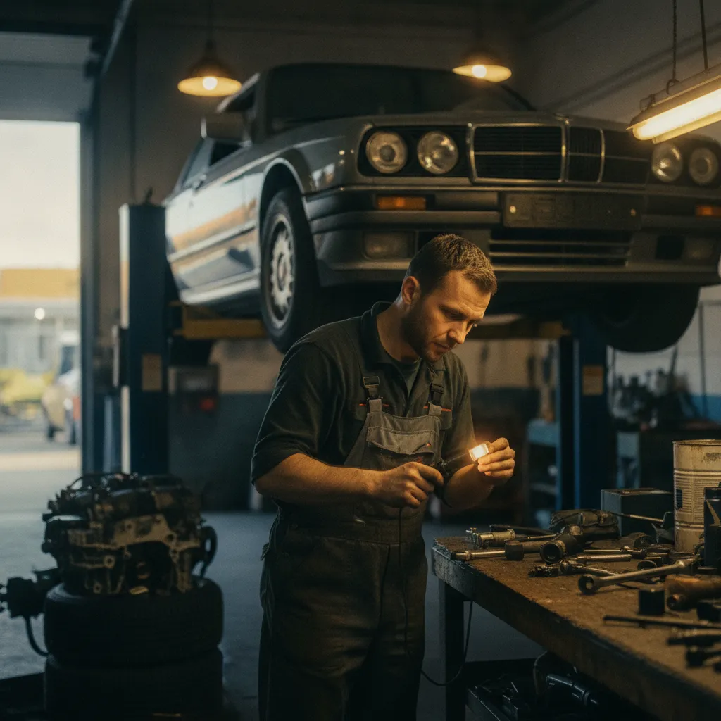 L'inspection des soubassements est une étape incontournable avant l'achat d'une youngtimer