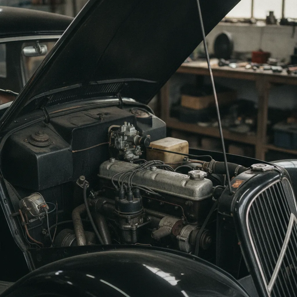 Le 4 cylindres 1 911 cm³ de la 11 BL est robuste et bien documenté par les spécialistes