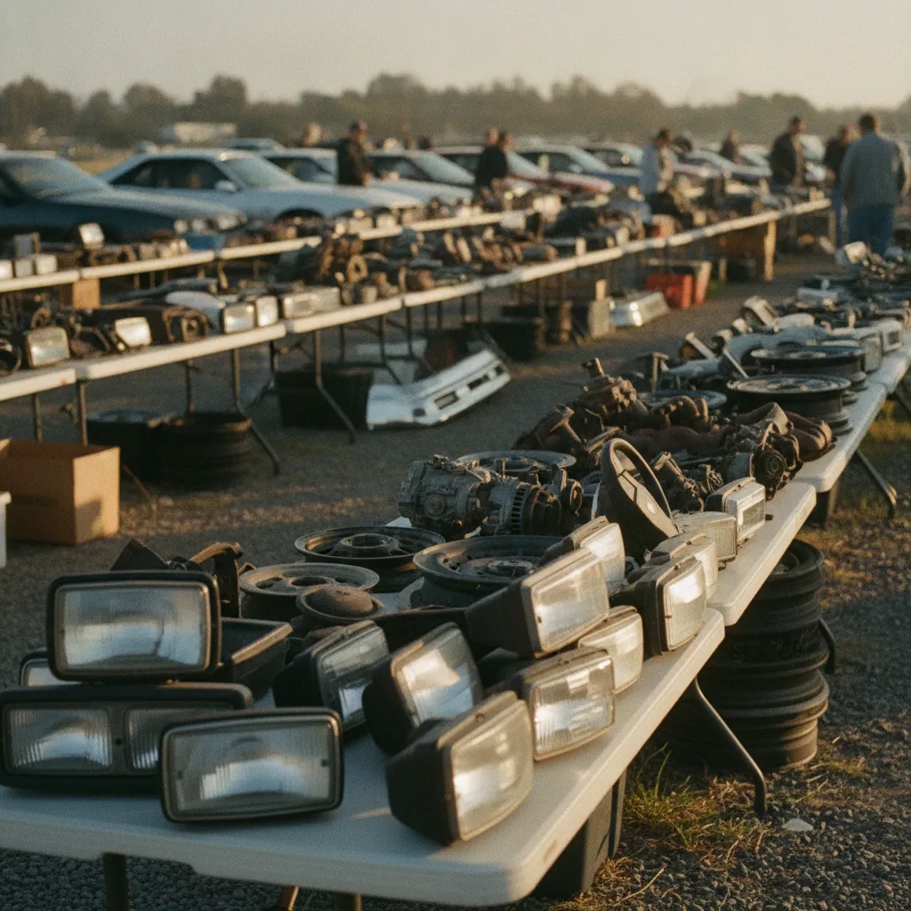 Une bourse d'échange automobile où l'on trouve des pièces youngtimer introuvables ailleurs