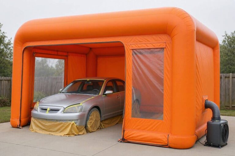 Comment rentabiliser une cabine gonflable en atelier multi-marques ?
